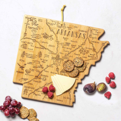 Destination Arkansas Bamboo Cutting & Serving Board