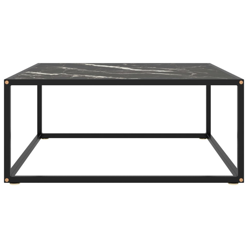 Alvah Frame Coffee Table, 35cm H x 80cm W x 80cm D, Black