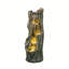 Fontaine d'extérieur en cascade avec lumières DEL pour cour de jardin