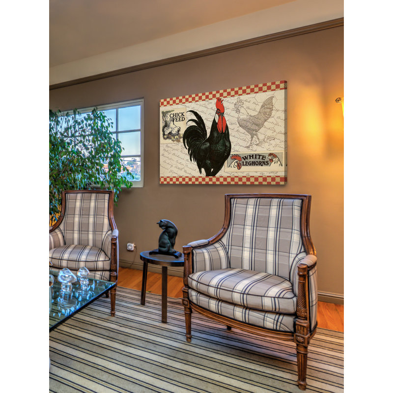 Chick Feed - Wrapped Canvas Print, 41 cm H x 61 cm W x 3.81cm D