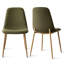 Chaise d'appoint rembourrée à dossier complet de 18 po de hauteur-2009918684