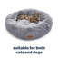 Silentnight Calming Plush Donut Pet Bed-93676162-55843483