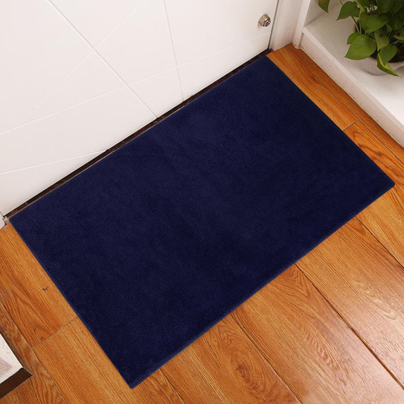Polypropylene Area Rug in Navy