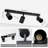 17.7" 3 -Light Fixed Track Track Kit,Adjustable Head