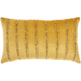 AZ217-012021 Sequined Cotton Blend;Viscose Throw Pillow