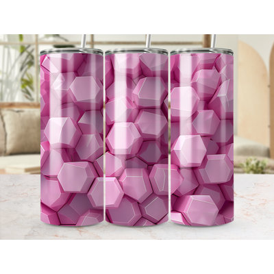 Choose Handmade Tumblers 591 mL Vacuum Insulated Stainless Steel (18/8) Travel Tumbler with Straw