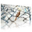 Oiseaux oiseaux perchés sur des branches en hiver, ensemble de 3 impressions sur toile-894212127