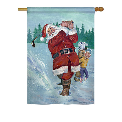 Drapeau de maison en polyester Armen Snow