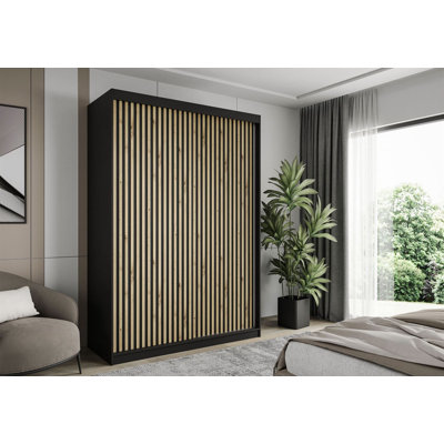 Nytasia 2 Door Manufactured Wood Wardrobe