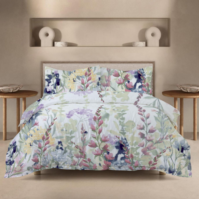 Aura Home Meadow Duvet Set, Twin Bedspread + Pillowcases
