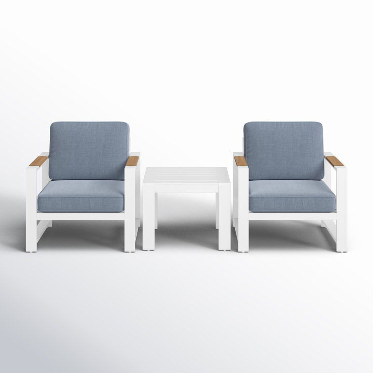 Jayton 2 - Person Patio Conversation Sets with Cushions