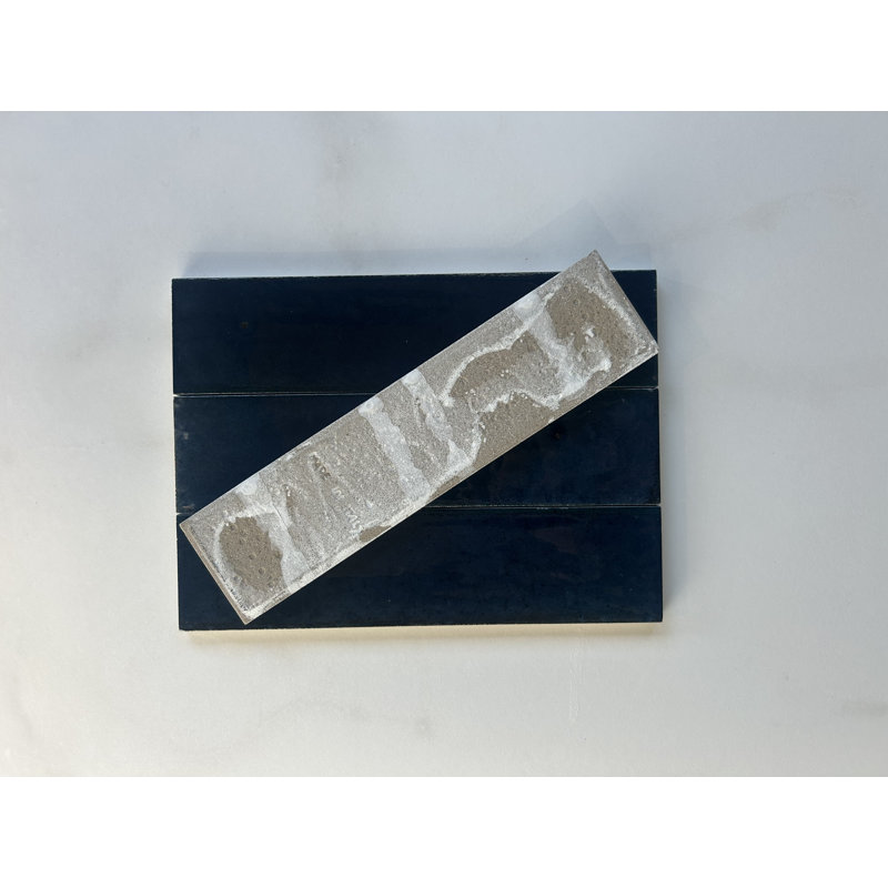Carreau bleu prussien Zellige 2x10