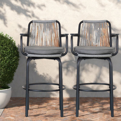 Ensemble de 2 tabourets de bar Modern