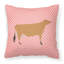 Coussin décoratif extérieur en tissu carré éclectique cow check-23813363-48710461