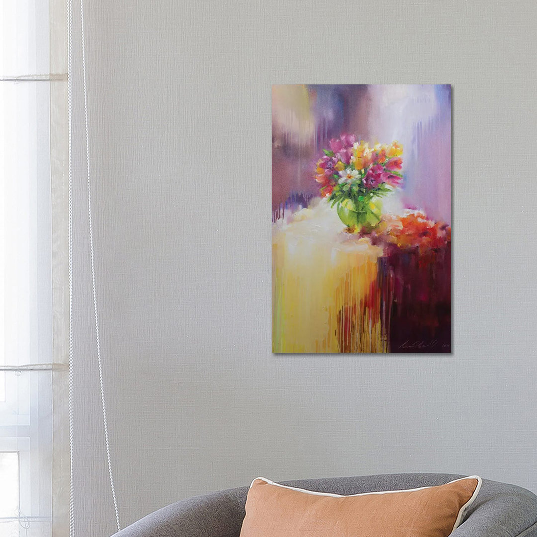 Tulpen von Olha Laptieva - Galerie-verpackte Leinwand Giclée auf Leinwand