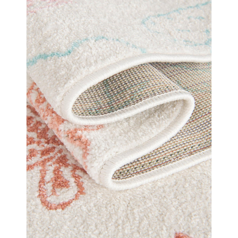 Whimsy Kids Rug, Round 5'3" 
