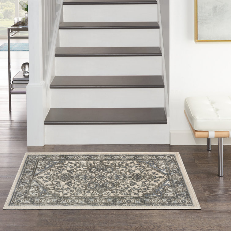 Sherlyn Oriental Machine Woven Polypropylene/Polyester Area Rug