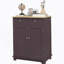Functional Sideboard With Solid Wood Countertop And Coffee Storage, Enhancing Organization And Versatility In Any Home Setting-1171961282