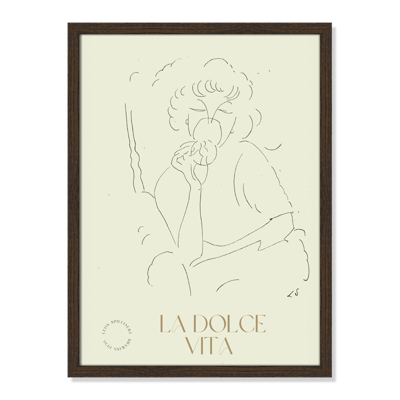 «La Dolce Vita» par Permild & Rosengreen x Léon Spilliaert, H 23 po x l 17 po x P 0,75 po