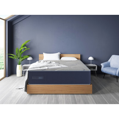 Matelas à ressorts ensachés individuellement - Empêche le transfert de mouvement et offre un soutien supplémentaire grâce à la technologie de refroidissement double super complète avec changement de phase en mousse de gel pour un sommeil optimal