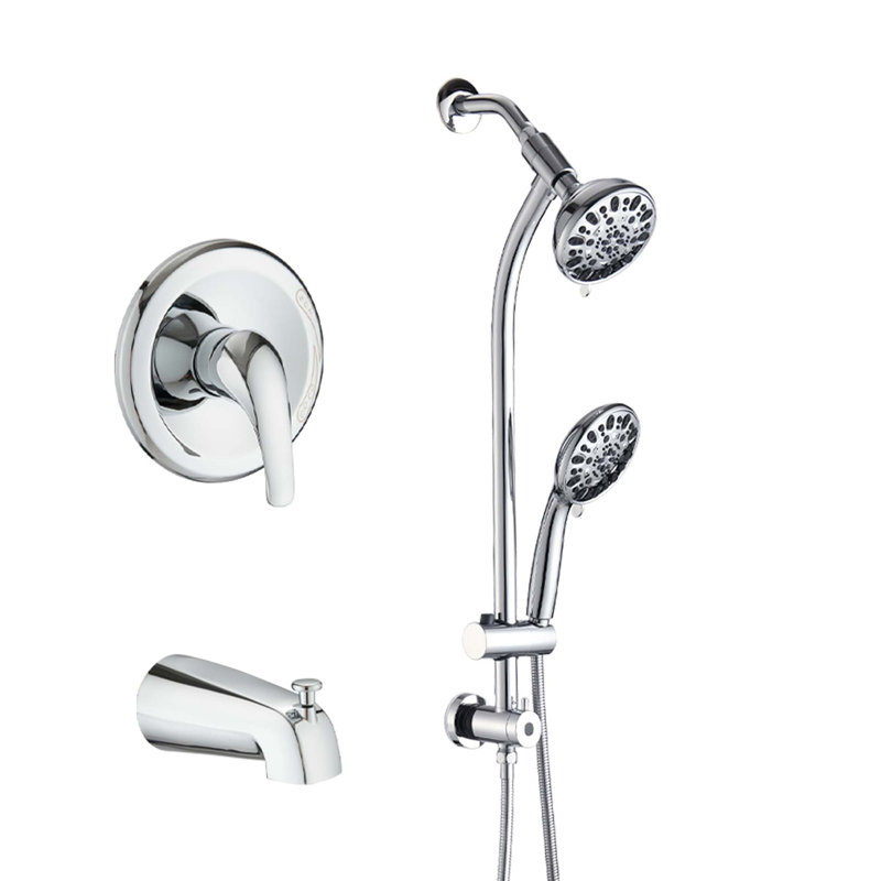 Tool-Free 7-Spray Shower System 1.8GPM, Chrome