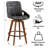 Modern Upholstered Swivel Counter & Bar Stools-124609736-124609738-124609739