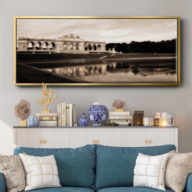 Gloriette Schonbrunn- Framed Canvas