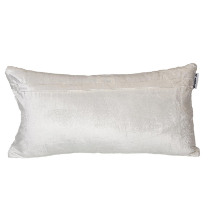 Coussin lombaire 12 po x 24 po, Blanc