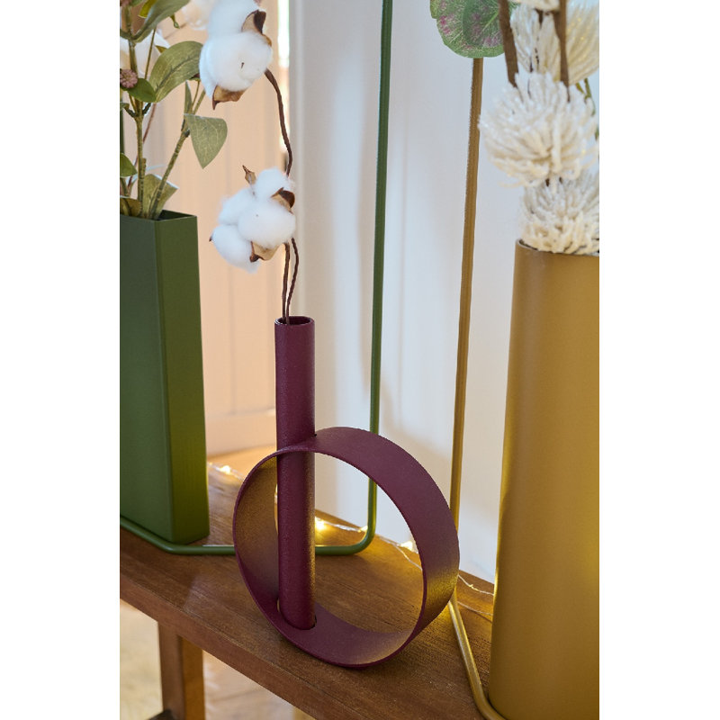 Vase de table Ios, Cerise noir
