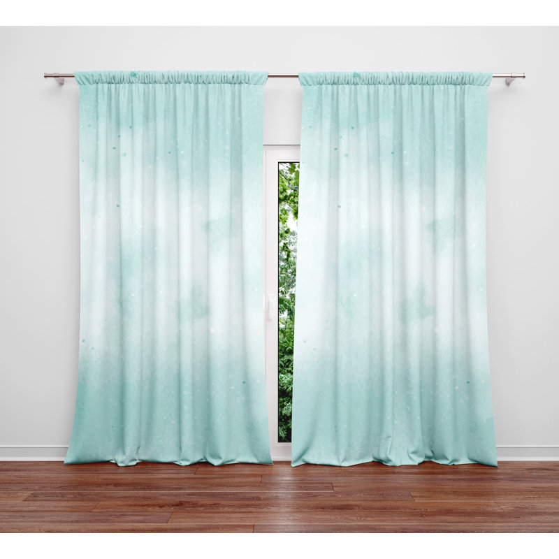 Semi Sheer Curtain Pair, 40" W x 82" L