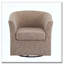 Fauteuil d'appoint pivotant en similicuir-1763531217