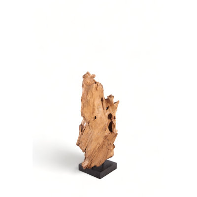 47" Inch Tall Organic Teak Natural Sculpture