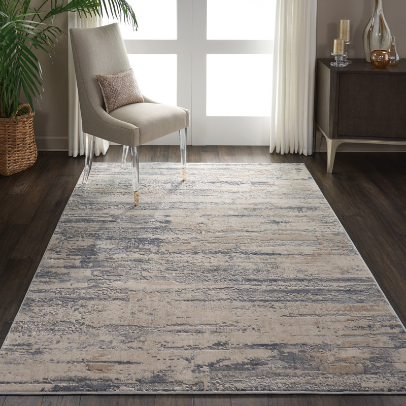 Abstract Indoor Rug, Rectangle 3'11" x 5'11"