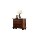 Eedie 3 - Drawer Nightstand, Classic Transitional Nightstand