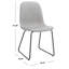 Chaise d'appoint Kabella en gris