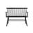 Farmhouse Relaxed Vintage Wood Spindle Back Bench-1759229352