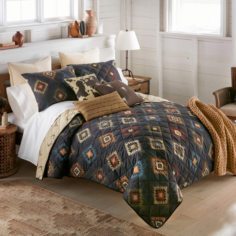 Your Lifestyle by Donna Sharp Phoenix Southwest Quilt Set, King Quilt Set + 2 King Shams