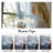 Linen Blended Textured Semi-Sheer Grommet Curtains - 37"/52" Widths Semi-Private & Light-Filtering Linen-Style Panels for Bedroom -299404343-299404350