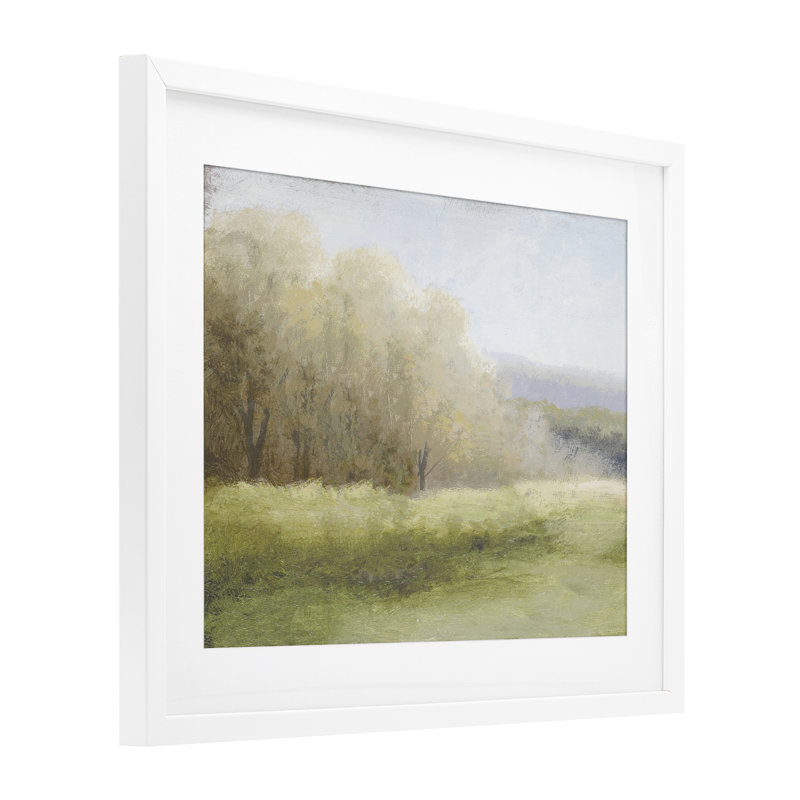 Dans un endroit familier, reproduction de paysage encadrée sous verre, design par Michael Marcon, H 13 po x l 16 po