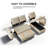 81'' Pull Out Sofa, Sleeper Sofa Couch With Storage Chaise, Chenille Sofa Bed With Pull Out Bed, Convertible Sleeper Sofas For Living Room, Small Spaces-736245227