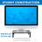 Mount-It! Height Adjustable Metal Monitor Riser 2-Pack Fits Up to 32" Screens, 44 Lbs. Capacity