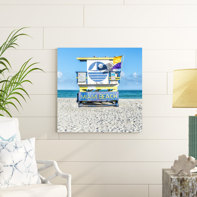 Miami Beach II, H 30 po x l 30 po x P 1,25 po