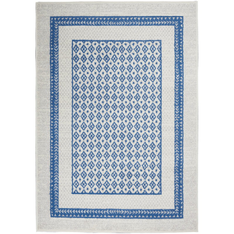 Comobabi Geometric Indoor Rug, Rectangle 8'4" x 11'6"