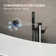 Cube Floor Tub Spout with Diverter