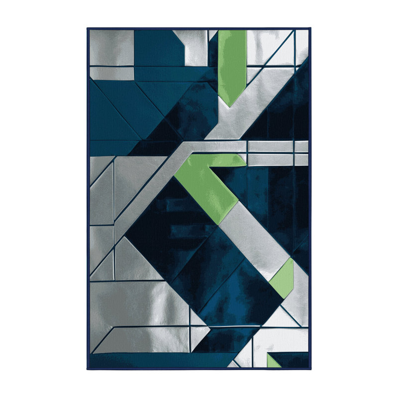 Cosmic Streams Rug, Rectangle 4' x 6'