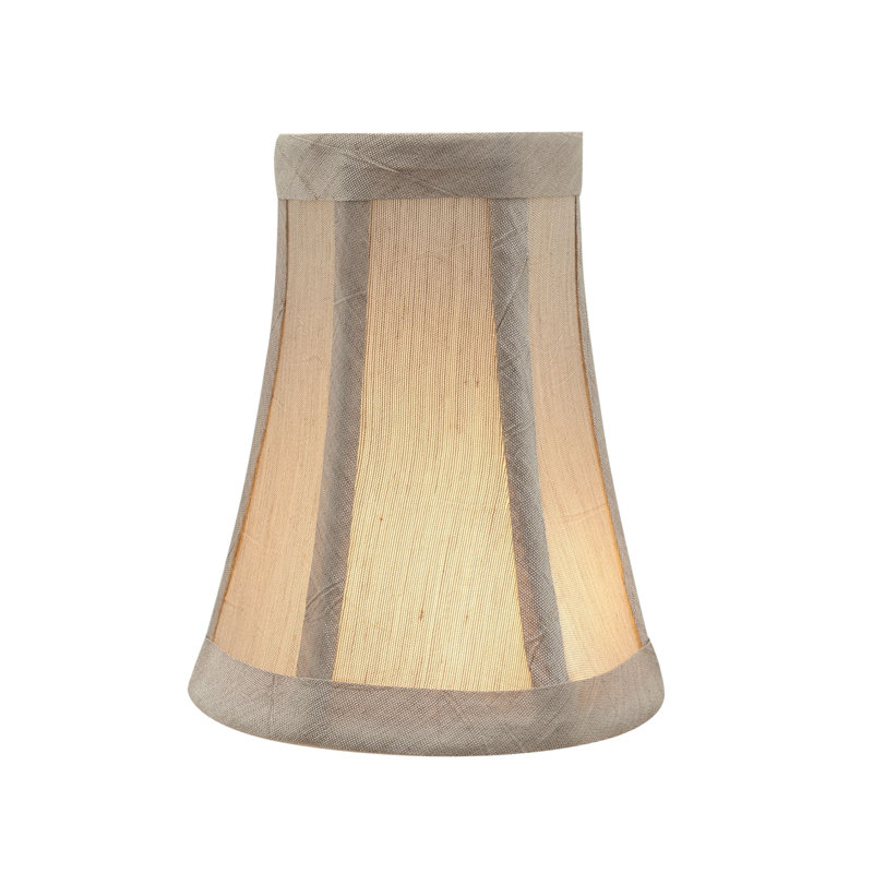 Abat-jour cloche de 5 po (attache), Gris argenté