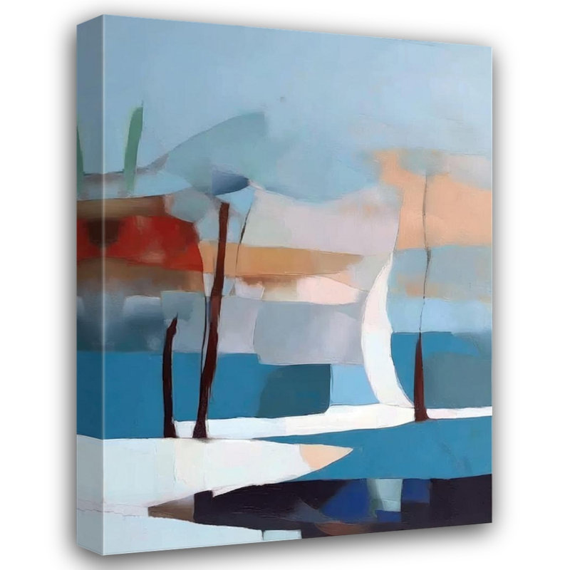 "Paysage 48" sur toile, H 24 po x l 20 po