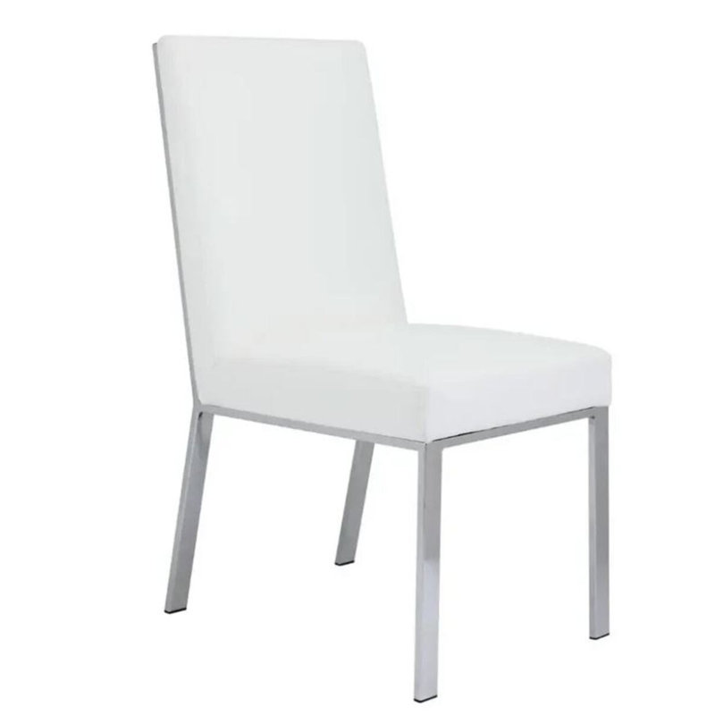 Chaise de salle à manger Naitsabes, Blanc