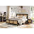 Rattan Bed Frame With Headboard, Boho Cane Platform Bed Frame With Strong Metal Slat, Noise Free-920479324-930438020