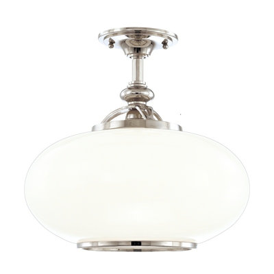 Plafonnier semi-encastré simple à 1 lumière Canton